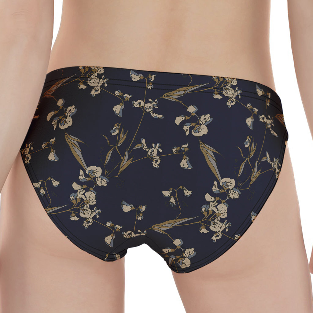 Vintage Sweet Pea Pattern Print Women's Panties