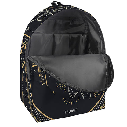 Vintage Taurus Zodiac Sign Print Backpack