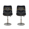 Vintage Taurus Zodiac Sign Print Bar Stool Covers