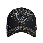 Vintage Taurus Zodiac Sign Print Baseball Cap