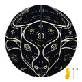 Vintage Taurus Zodiac Sign Print Basketball