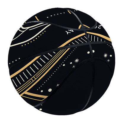 Vintage Taurus Zodiac Sign Print Basketball