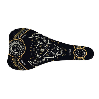 Vintage Taurus Zodiac Sign Print Bicycle Seat Cover