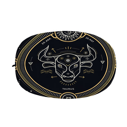Vintage Taurus Zodiac Sign Print Car Side Mirror Covers