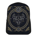 Vintage Taurus Zodiac Sign Print Casual Backpack