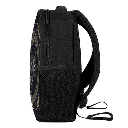Vintage Taurus Zodiac Sign Print Casual Backpack