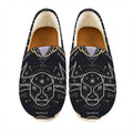 Vintage Taurus Zodiac Sign Print Casual Shoes