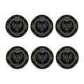 Vintage Taurus Zodiac Sign Print Coaster Set