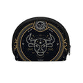 Vintage Taurus Zodiac Sign Print Coin Purse