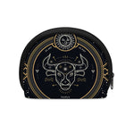 Vintage Taurus Zodiac Sign Print Coin Purse