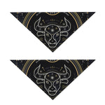 Vintage Taurus Zodiac Sign Print Dog Bandana