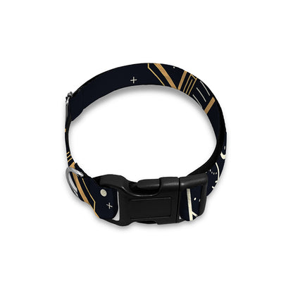 Vintage Taurus Zodiac Sign Print Dog Collar