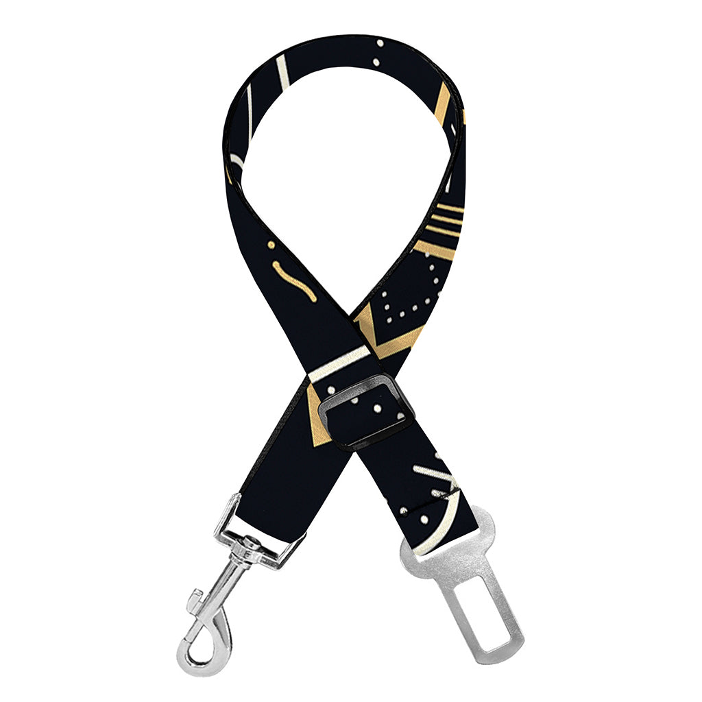 Vintage Taurus Zodiac Sign Print Dog Seat Belt