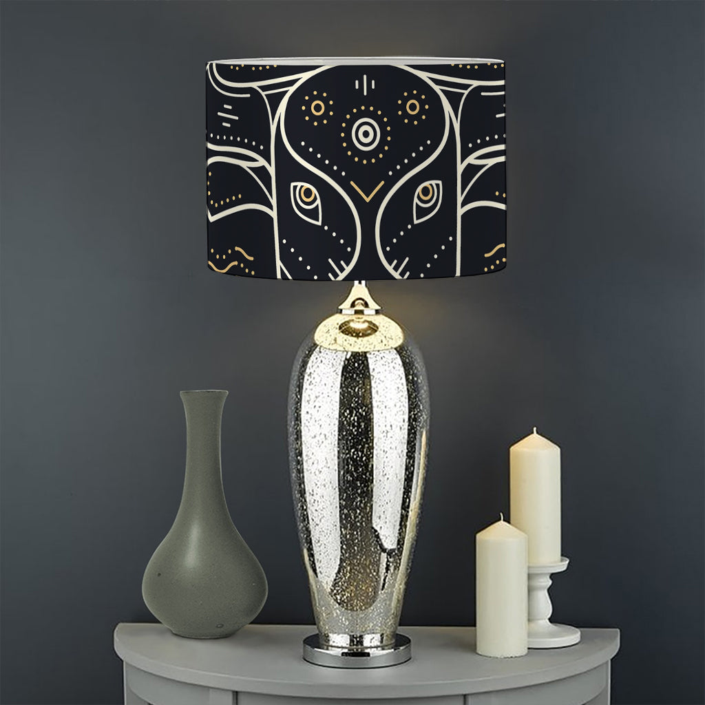 Vintage Taurus Zodiac Sign Print Drum Lamp Shade