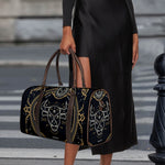 Vintage Taurus Zodiac Sign Print Duffle Bag