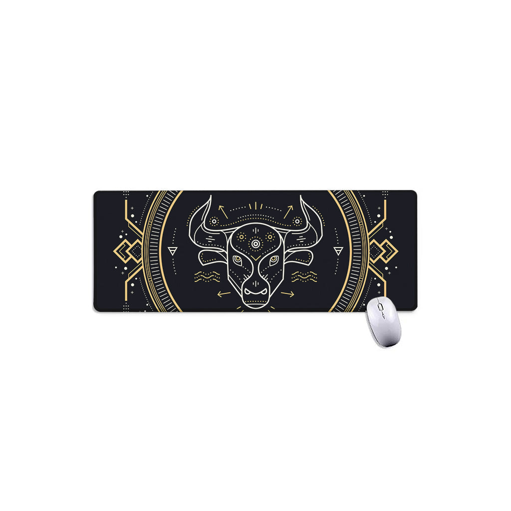 Vintage Taurus Zodiac Sign Print Extended Mouse Pad
