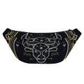 Vintage Taurus Zodiac Sign Print Fanny Pack