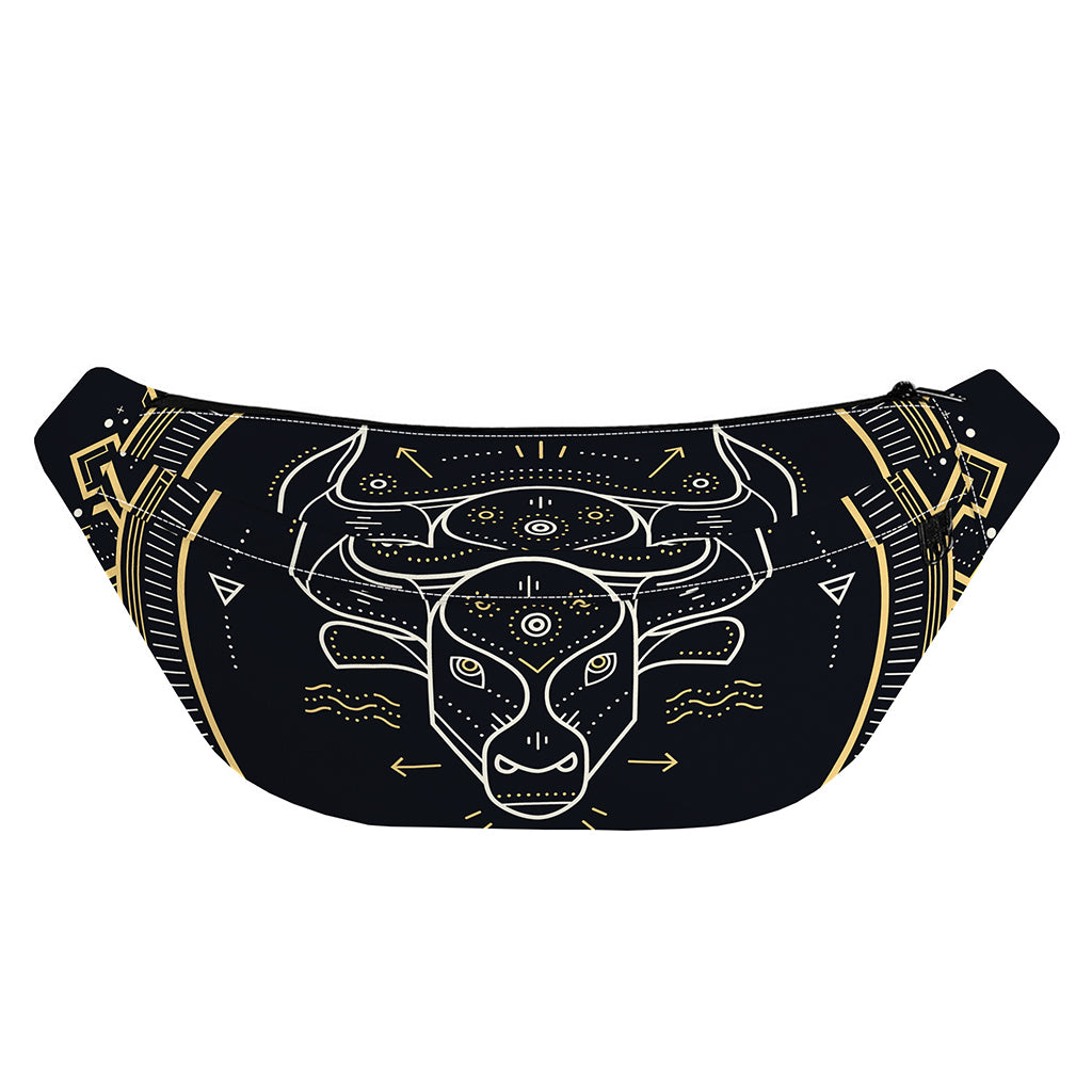 Vintage Taurus Zodiac Sign Print Fanny Pack