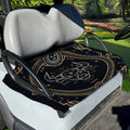 Vintage Taurus Zodiac Sign Print Golf Cart Seat Cover