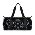 Vintage Taurus Zodiac Sign Print Gym Bag