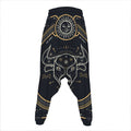 Vintage Taurus Zodiac Sign Print Hammer Pants