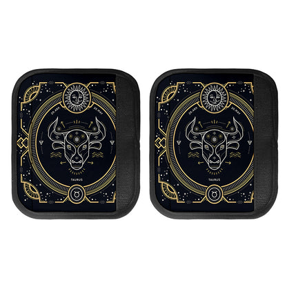 Vintage Taurus Zodiac Sign Print Handle Covers