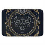Vintage Taurus Zodiac Sign Print Indoor Door Mat