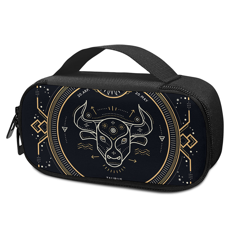 Vintage Taurus Zodiac Sign Print Insulin Cooler Travel Case
