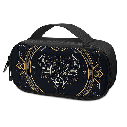 Vintage Taurus Zodiac Sign Print Insulin Cooler Travel Case