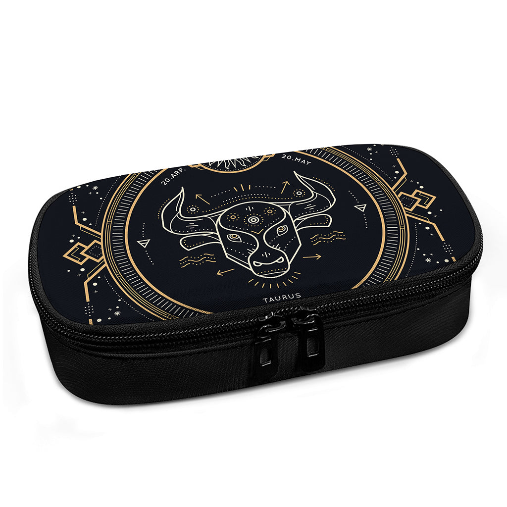 Vintage Taurus Zodiac Sign Print Insulin Cooler Travel Case