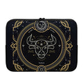 Vintage Taurus Zodiac Sign Print Laptop Sleeve