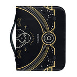 Vintage Taurus Zodiac Sign Print Leather Bible Cover