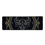 Vintage Taurus Zodiac Sign Print Long Kitchen Mat