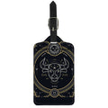 Vintage Taurus Zodiac Sign Print Luggage Tag