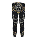Vintage Taurus Zodiac Sign Print Men's Leggings