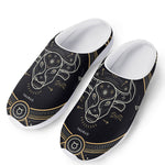 Vintage Taurus Zodiac Sign Print Mesh Casual Shoes