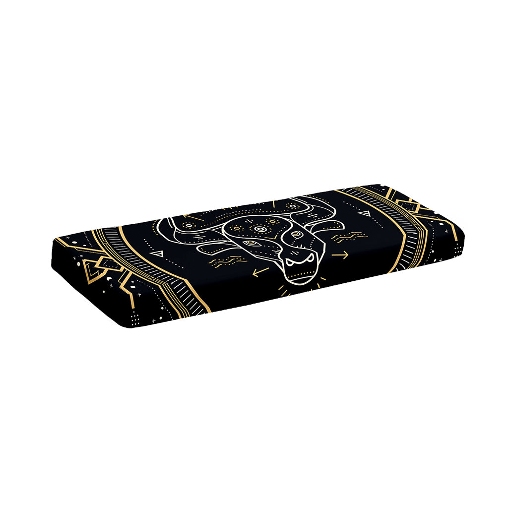 Vintage Taurus Zodiac Sign Print Piano Keyboard Cover