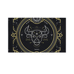 Vintage Taurus Zodiac Sign Print Polyester Flag