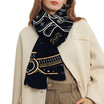 Vintage Taurus Zodiac Sign Print Scarf