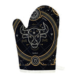 Vintage Taurus Zodiac Sign Print Single Oven Mitt