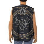 Vintage Taurus Zodiac Sign Print Sleeveless Baseball Jersey
