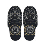 Vintage Taurus Zodiac Sign Print Slippers