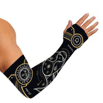Vintage Taurus Zodiac Sign Print Sun Protection Arm Sleeves