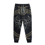 Vintage Taurus Zodiac Sign Print Sweatpants