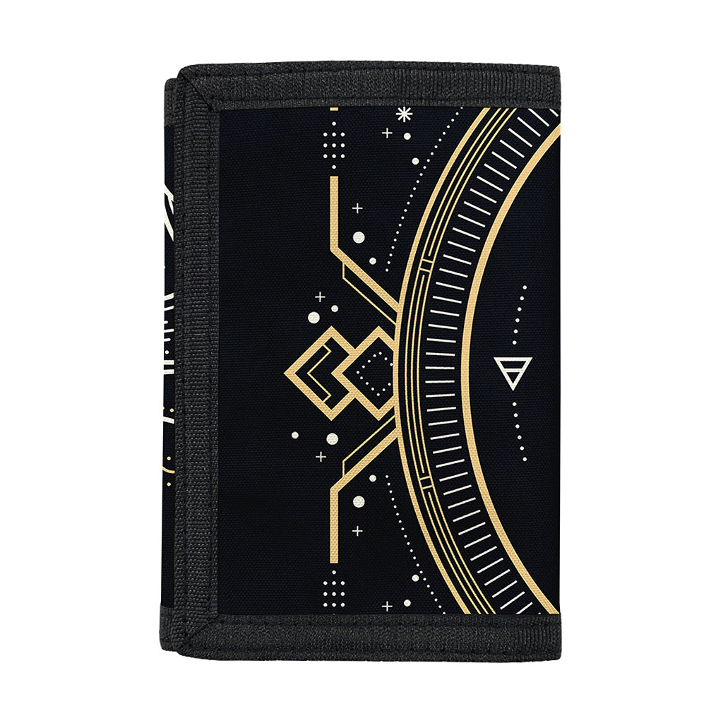Vintage Taurus Zodiac Sign Print Trifold Wallet