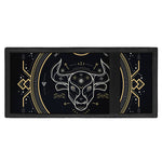Vintage Taurus Zodiac Sign Print Trifold Wallet