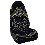 Vintage Taurus Zodiac Sign Print Waterproof Car Seat Cover