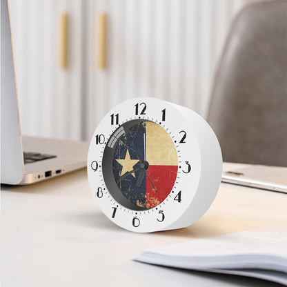 Vintage Texas Flag Print Alarm Clock
