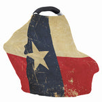 Vintage Texas Flag Print Baby Seat Cover