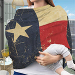 Vintage Texas Flag Print Baby Seat Cover